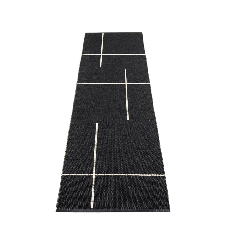 Fred matta - black/vanilla 70x180 cm